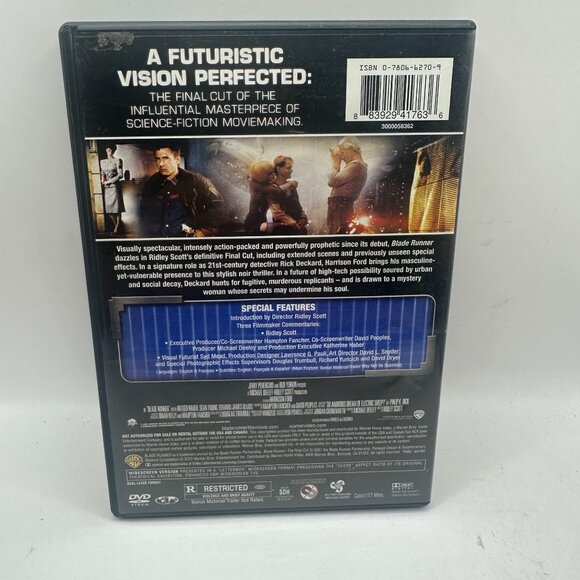Blade Runner: The Final Cut DVD Harrison Ford Sci-Fi Movie - Picture 2 of 3